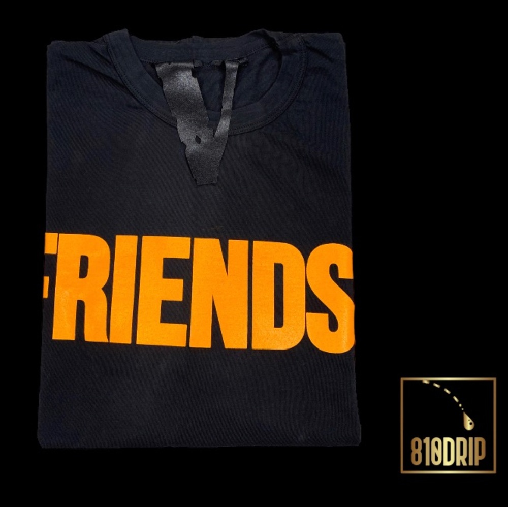Vlone Friends Tee Orange - Picture 4 of 7